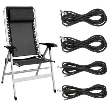 Imagem de Kit de ferramentas de reparo universal de cadeira de gravidade zero, conjunto de ferramentas de reparo de cabos elásticos de substituição para cadeira de gravidade zero, cordão elástico para cadeira