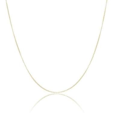 Imagem de Corrente Feminina Portuguesa Maciça 45cm Ouro 18k 750 Amarelo