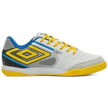 Imagem de Chuteira Futsal Umbro Pro 5 Bump Club Futebol Adulto, Branco, 42