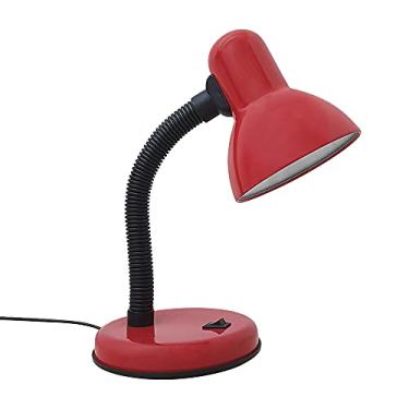 Imagem de Luminária de manicure Abajur de Mesa Articulada Vermelha