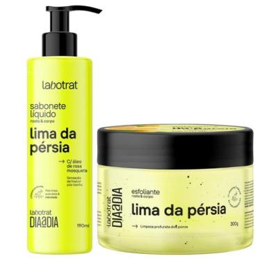 Imagem de Kit Sabonete Liquido + Esfoliante Corpo E Rosto Labotrat Dia A Dia Che