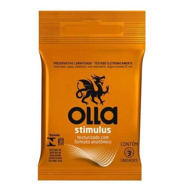Imagem de Preservativo Olla Stimulus 3 Unidades