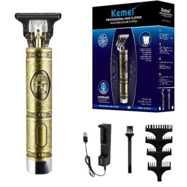 Imagem de Máquina de Barbear Premium Kemei KM-1974A , Design Exclusivo - FAZA