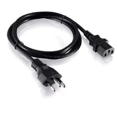 Imagem de Cabo Força De Energia Dex, Para Fonte De Pc E Monitor, 1.50 Metros