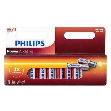 Imagem de Pilha Philips Alcalina  Aa 1.5v Cartela 12 Unidades
