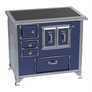 Imagem de Fogao a Lenha Venax GII n 2 Sec XVIII Premium Azul Gab SD