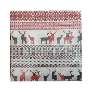 Imagem de Guardanapo de Papel Estampado Renas 33cm x 33cm - 20 Und.