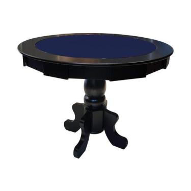 Imagem de Mesa de Carteado com Gavetas e Porta copos - 0,90x0,80 - Com xadrez - 