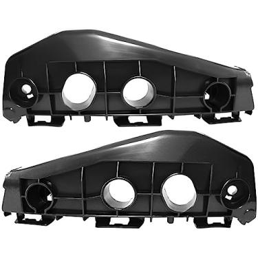 Imagem de I-Match Auto Parts: Conjunto de 2 capas de para-choque dianteiro esquerdo e lado direito do motorista e do lado do passageiro, suporte de retentor de montagem, preto/para Toyota Corolla 5211602170
