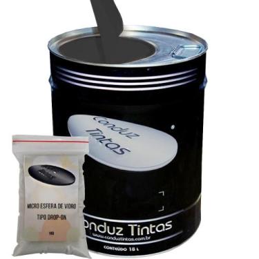 Imagem de Kit Tinta Refletiva Sinalização Ecológica - Conduz Tintas-CINZA ESCURO