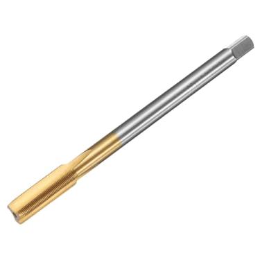 Imagem de uxcell Torneira de rosca métrica M8 x 0,5 H2 100 mm rosca reta rosca fresadora torneiras ferramenta de reparo de rosqueamento