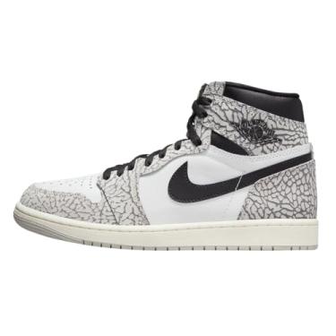 Imagem de Air Jordan 1 Retro High OG amarelo ocre (DZ5485-071, preto/vela/ouro metálico), Branco, cinza., 45