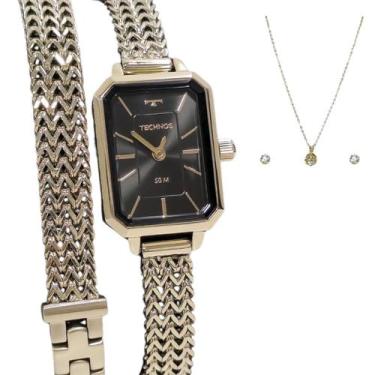 Imagem de Relógio Technos Feminino Duas Voltas Mini Dourado 5Y20IX/1P