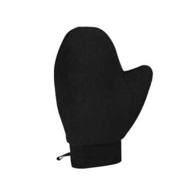 Imagem de harayaa Luva autobronzeadora elástica para pulso, luva lavável para bronzeamento artificial, para spray bronzeador, loções de mousse, Preto
