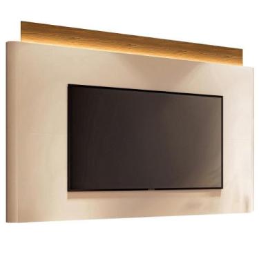 Imagem de Painel Para Tv 85 Pol Orgânico Com Led 208cm Aslan B01 Off White Cinam