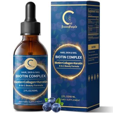 Imagem de Suplemento GPGP GreenPeople Biotina Líquida e Colágeno 60mL