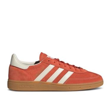 Imagem de adidas Originals Tênis masculino Handball Spezial, Vermelho/branco creme/branco cristal, 35 BR