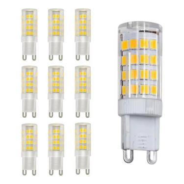 Imagem de 2X Kit 10 Lâmpada Led G9 Halopim 5W Quente 3000K Para Lustre P