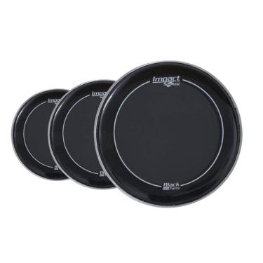 Imagem de Kit Pele 8 10 14 Impact Black Twins Filme Duplo Hidráulica