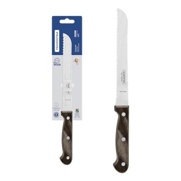 Imagem de Faca de Pão Inox Polywood 7" - Tramontina