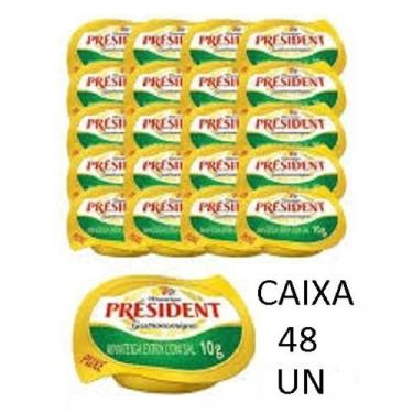 Imagem de Manteiga Extra Com Sal Président 48 Un X 10gr Sache Blister - PRESIDEN