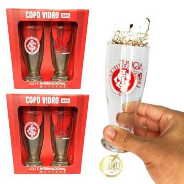 Imagem de Kit 4Un Copos Munich Vidro Tulipa Cerveja Chopp Time