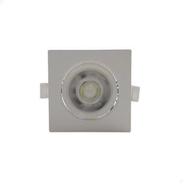 Imagem de Spot Led Embutir Quadrado 5W Bivolt 6000K Branco Frio