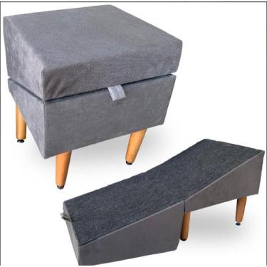 Imagem de Puff Rampa Premium para Pets  Design e Conforto em Um Só Produto - D7,