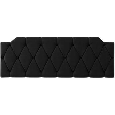 Imagem de Cabeceira Kelly Box Estofada Painel Quarto Queen 1,60 Suspensa Almofad
