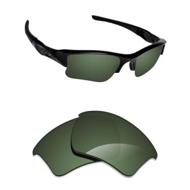 Imagem de Alphax Lentes de reposição polarizadas para óculos de sol Oakley Flak Jacket XLJ OO9009 - Opções, Cinza, verde