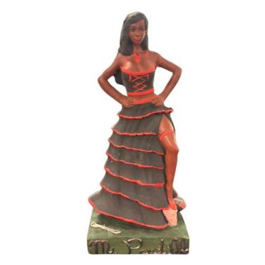 Imagem de Escultura Pomba Gira Maria Padilha 15 Cm em Resina - Lua Mística Origi