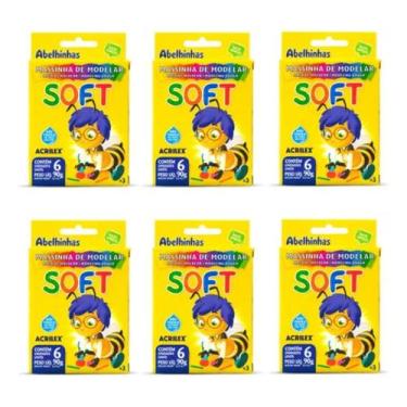 Imagem de Kit com 6 Massinhas De Modelar 6 Unidades 90g - Acrilex