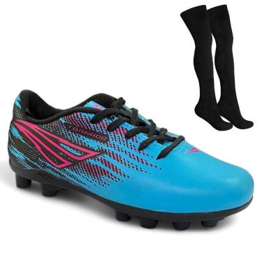 Imagem de Kit Chuteira Campo Penalty Tornado Infantil + Meião