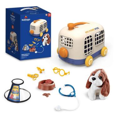 Imagem de Brinquedo Infantil Brincando De Veterinário 12 Peças - Xalingo 06000