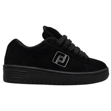 Imagem de Tênis Freeday Jab Robusto Fat Lace Cadarço Largo Retro 2000, Preto, 39