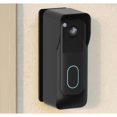 Imagem de Suporte de ângulo antirroubo para campainha de vídeo Blink 2025 mais recente modelo (2ª geração) - Suporte de parede ajustável de 45° com capa à prova de intempéries, 2 formas de instalação (sem