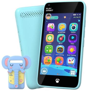 Imagem de Telefone de brinquedo infantil MOMILLA com tela sensível ao toque de 3