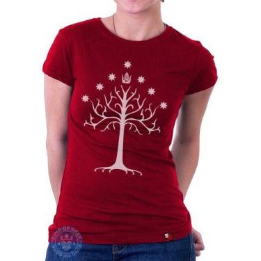 Imagem de Babylook Árvore Gondor Blusinha Senhor Dos Anéis Filme - King of Geek,