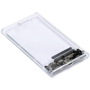 Imagem de Case Externo Para Hd 2.5" Usb Tipo C/Type C 3.1 Acrílico - C