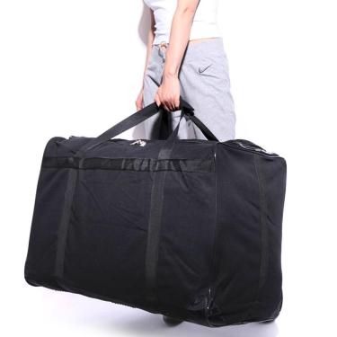 Imagem de Bolsa Mala Viagem Sacolao Gigante 222 Litros Sacoleira Sacola Jumbo Compras Mudança Alça Bagagem Ziper Impermeavel 90cm