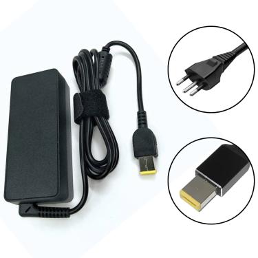 Imagem de Fonte Notebook Compatível Lenovo 65W Plug Quadrado 20V 3.25A