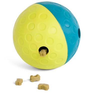 Imagem de Outward Hound Nina Ottosson Brinquedo interativo para cães, bola de quebra-cabeça, nível 1, iniciante, azul, pequeno