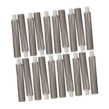 Imagem de Fancyes Tubos de Tinta Vazios, Recipiente Portátil Multifuncional Recarregável com Tubos de Alumínio Vazios para Fabricação de Pigmentos de Tinta E óleo, 20 unidades de 20ml