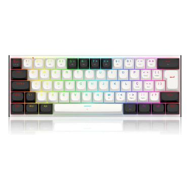 Imagem de Teclado mecânico Fidd RGB 60% com Switch Pink Magnético