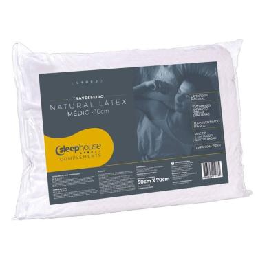 Imagem de Travesseiro Látex Médio 50x70x16 LN1102 - Sleep Complements