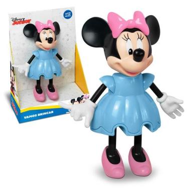 Imagem de Boneco Minnie Mouse Vamos Brincar Brinquedo Colecionável Articulado 12
