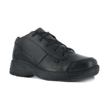 Imagem de Reebok Mens Black Leather Work Shoes Postal TCT Mid Oxfords 9 M