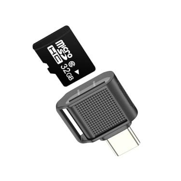 Imagem de Leitor de cartão USB C para micro SD para iPhone 17 16 15 Pro Max Câmera Digital Memory Stick Tipo C para Apple TF Plug Port Adaptador para Ipad compatível com Samsung Transfer Laptop Android