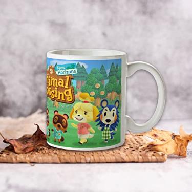 Imagem de Animal Crossing New Horizons Video Game Caneca de Café Cerâmica Engraçada Xícara de Chá Divertida Novidade Presente 350 ml