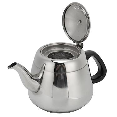Imagem de YOUTHINK Chaleira de água Quente, Design Minimalista de 2L, Fogão de Aço Inoxidável, Bule, Cafeteira, Utensílios de chá Com Filtro, Alça Ergonômica para Fogão, Fogão a Gás, Fogão de (2L com filtro)